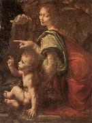 Leonardo Da Vinci Madonna Litta ey oil